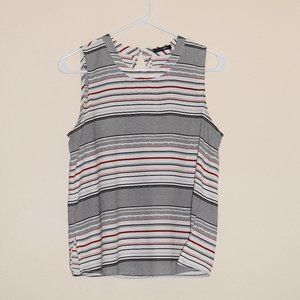 Sleeveless Stripped Blouse by Papermoon